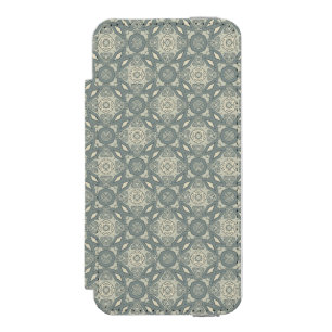 Colorful retro pattern background 5 iPhone SE/5/5s wallet case
