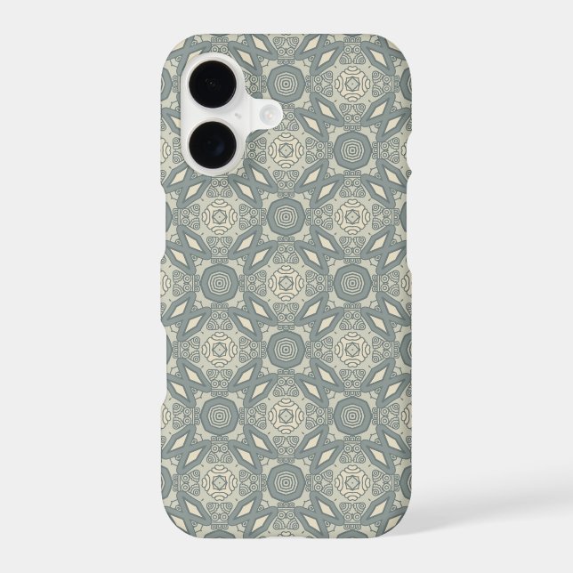 Colorful retro pattern background 5 iphone case (Back)
