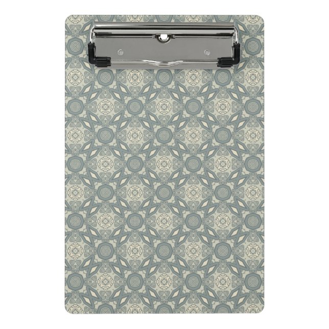 Colorful retro pattern background 5 mini clipboard (Front)