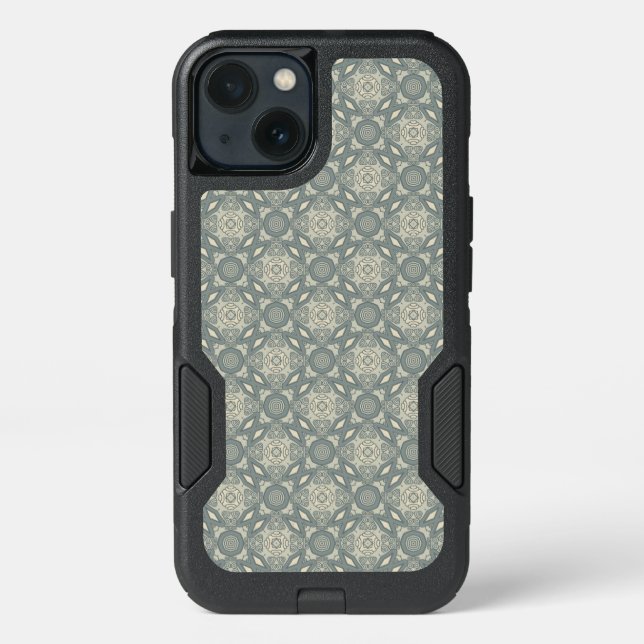 Colorful retro pattern background 5 otterbox iPhone case (Back)