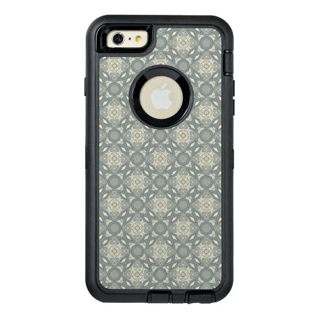 Colorful retro pattern background 5 otterbox iPhone case (Back)
