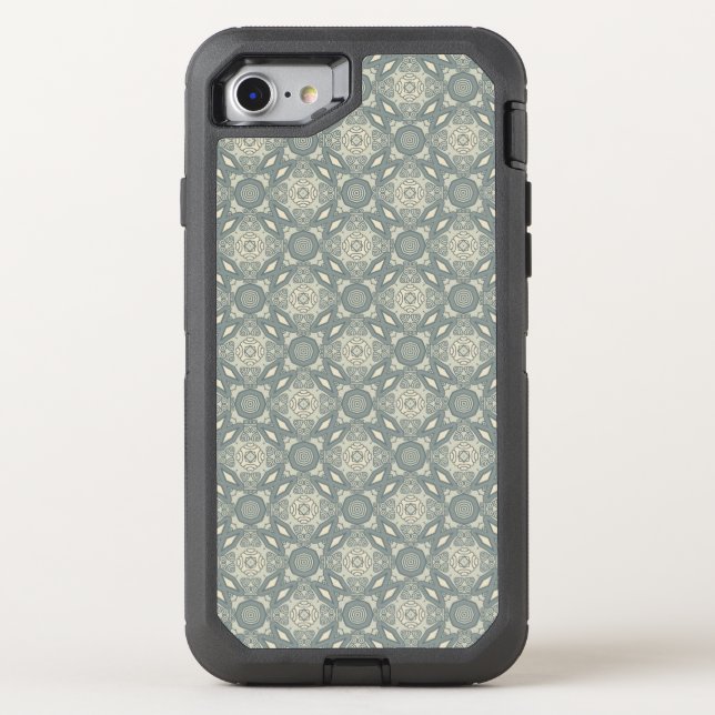 Colorful retro pattern background 5 otterbox iPhone case (Back)