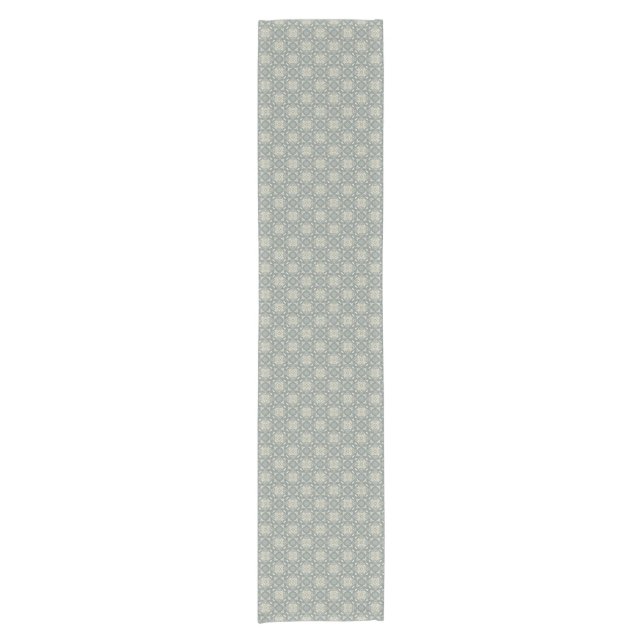 Colorful retro pattern background 5 short table runner (Front)