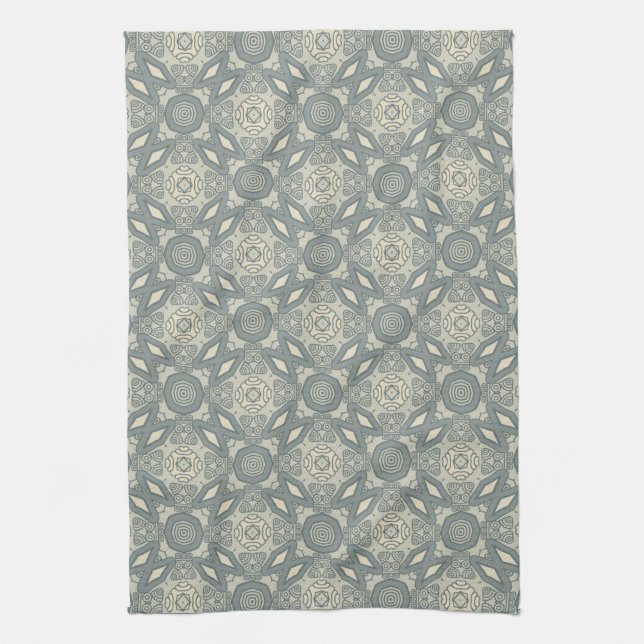 Colorful retro pattern background 5 towel (Vertical)