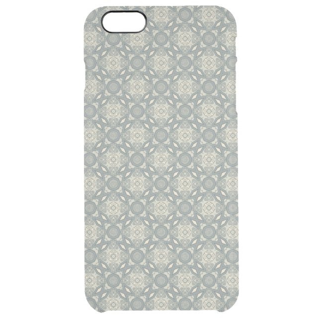 Colorful retro pattern background 5 uncommon iPhone case (Back)