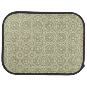 Colorful retro pattern background 6 car mat
