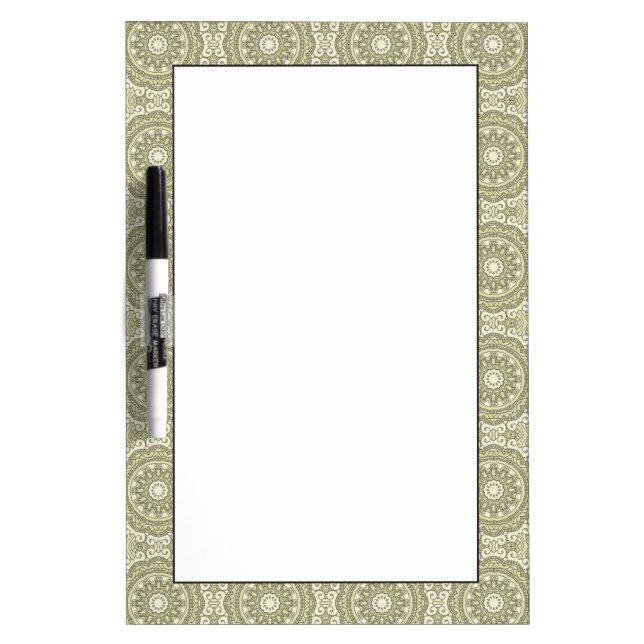 Colorful retro pattern background 6 Dry-Erase board (Front)