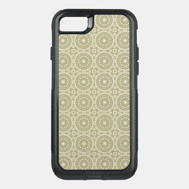 Colorful retro pattern background 6 otterbox iPhone case (Back)