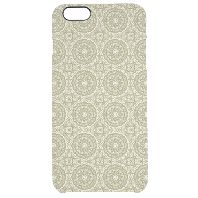 Colorful retro pattern background 6 uncommon iPhone case (Back)