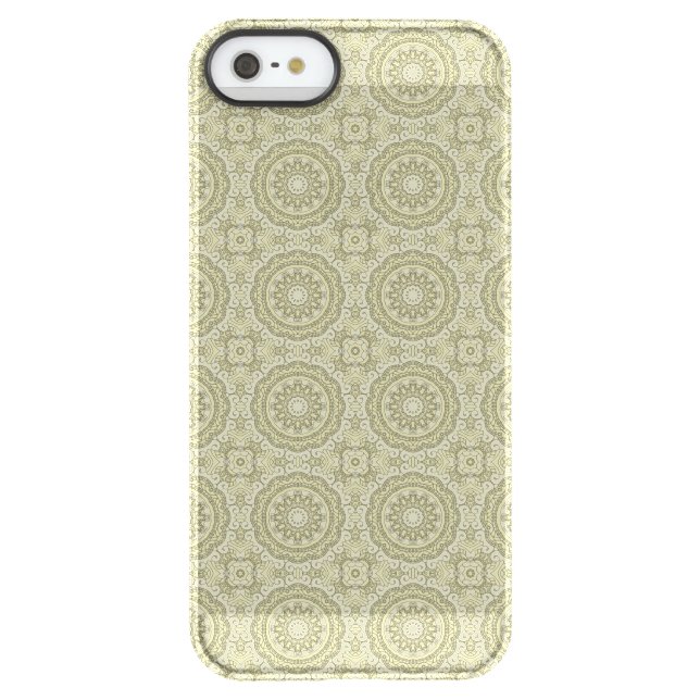 Colorful retro pattern background 6 uncommon iPhone case (Back)
