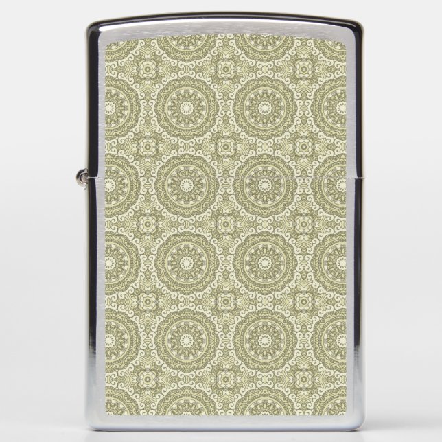 Colorful retro pattern background 6 zippo lighter (Front)