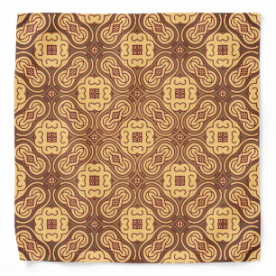Colorful retro pattern background bandana
