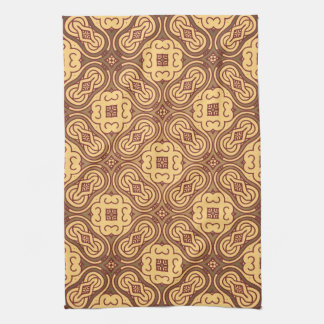Colorful retro pattern background kitchen towel