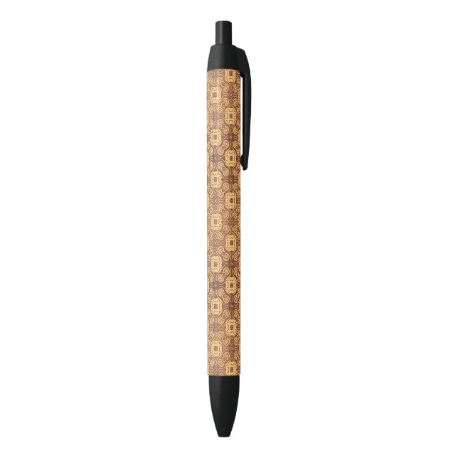 Colorful retro pattern background pen (Bottom (Vertical))