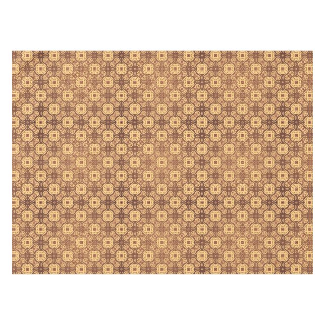 Colorful retro pattern background tablecloth (Front (Horizontal))