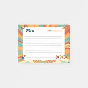 Colorful Retro Playful Post-It Notes