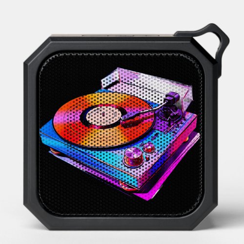 Colorful Retro Record Player Bluetooth Speaker