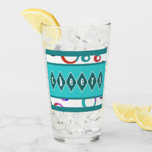 Colorful Retro Rings MCM Style Glass