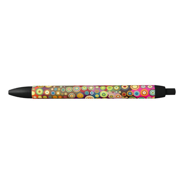 Colorful retro spots pattern I + your ideas Pen (Front)