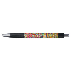Colorful retro spots pattern I + your ideas Pen
