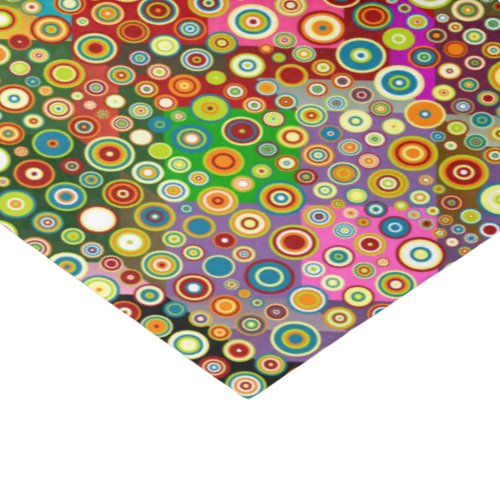 Colorful Retro Spots  your idea Tissue Paper