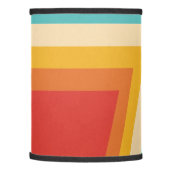Colorful Retro Stripe -  70s, 80s Design Lamp Shade (Left)