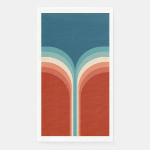 Colorful Retro style double arch decoration Paper Guest Towels