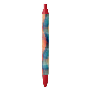 Colorful Retro Waves Vintage Pen