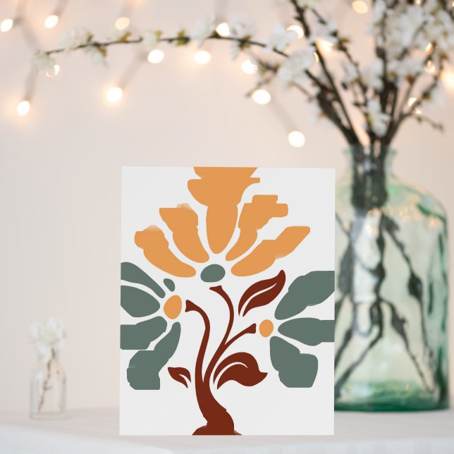  Colorful  Retro  Wildflo Poster (In Situ (Wedding))