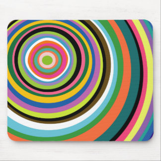 Colorful Rings Mousepad