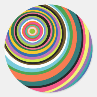 Colorful Rings Sticker
