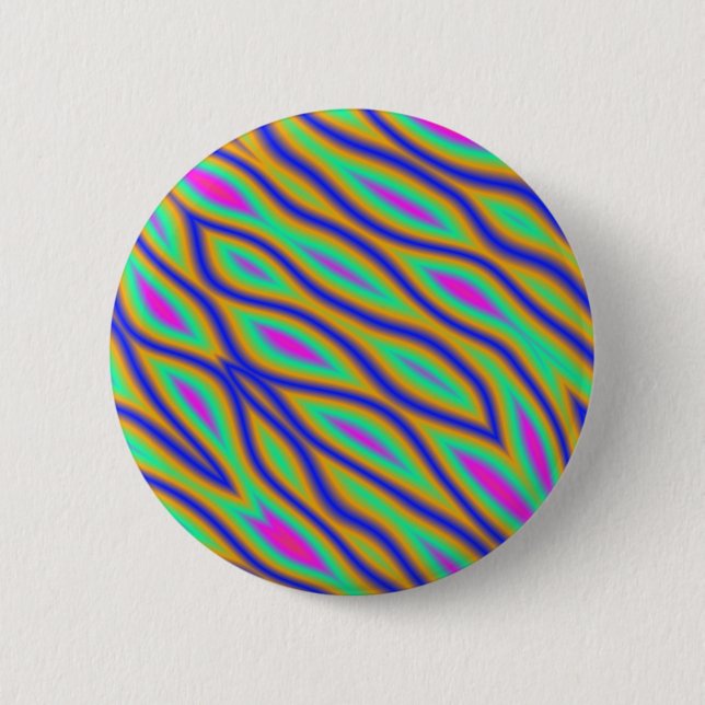 Colorful Ripples Button (Front)