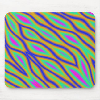 Colorful Ripples Mouse Pad