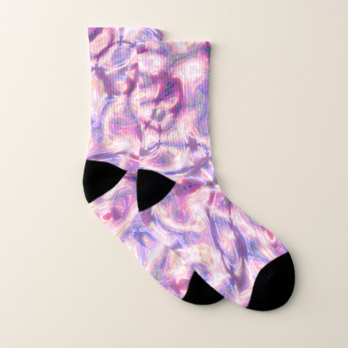 Colorful Ripples  Socks