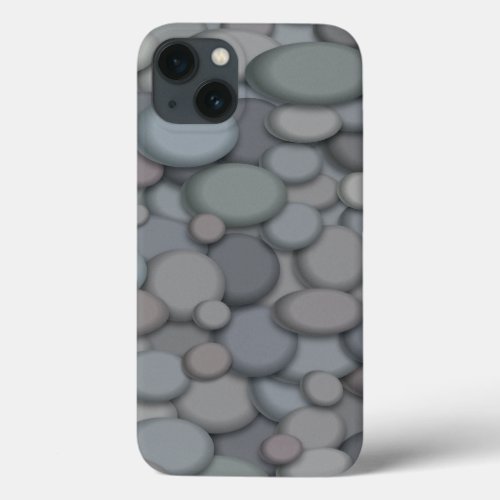 Colorful River Rock Pebbles Art iPhone 13 Case