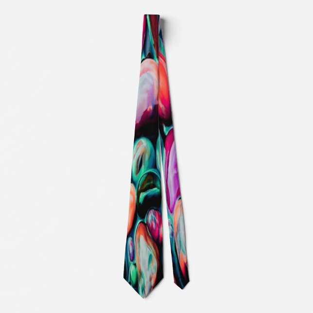Colorful River Rock Tie (Front)