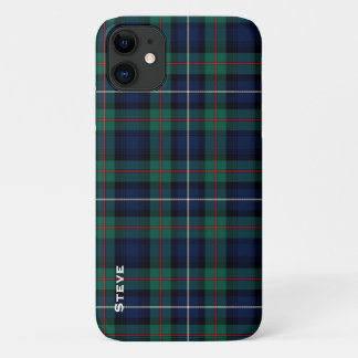 Colorful Robertson Family Tartan Plaid  iPhone 11 Case