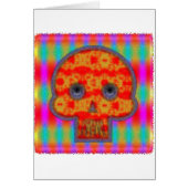 Colorful Robot Skull Painting (Front)