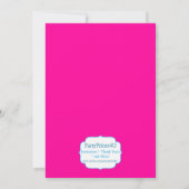 Colorful Rock Candy Birthday Party Invitation (Back)