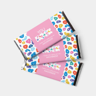 Colorful Rock Climbing Hershey Bar Favors