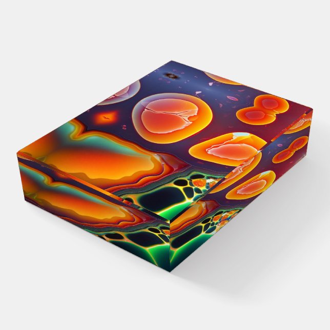 Colorful Rock Minerals Crystal Paperweight (Angled)