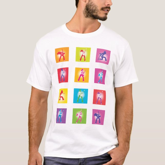 Colorful Rockers T-Shirt (Front)
