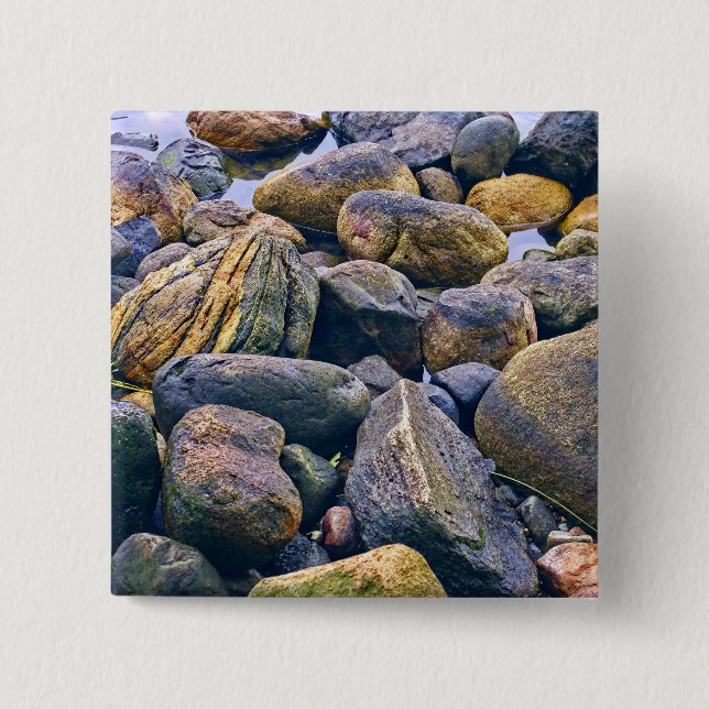 Colorful rocks    button (Front)