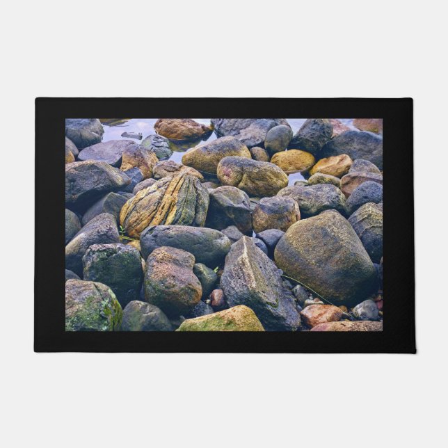 Colorful rocks    doormat (Front)
