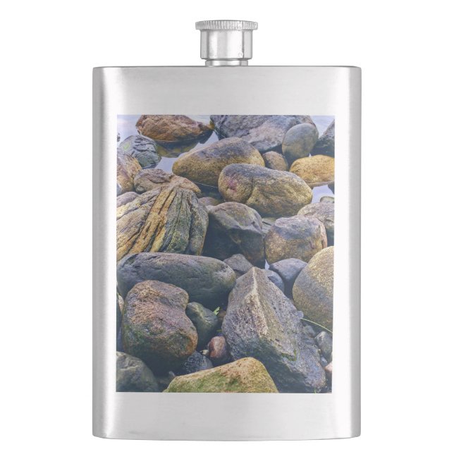 Colorful rocks    flask (Front)