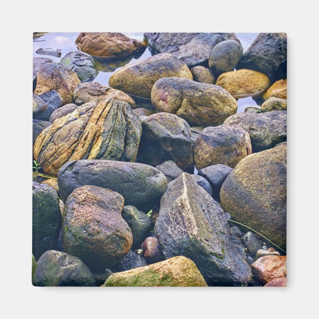 Colorful rocks    magnet (Front)