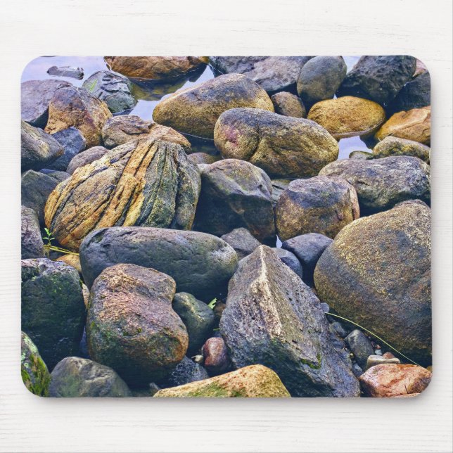 Colorful rocks    mouse pad (Front)
