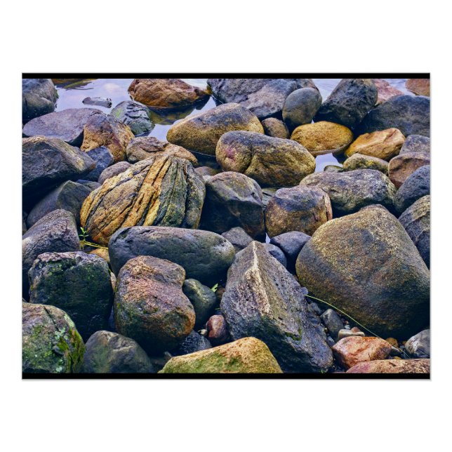 Colorful rocks    poster (Front)