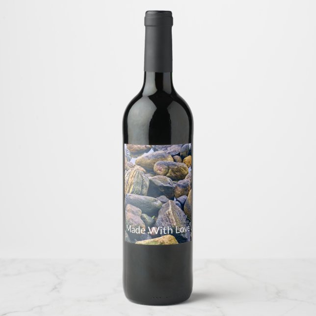 Colorful rocks    wine label (Front)