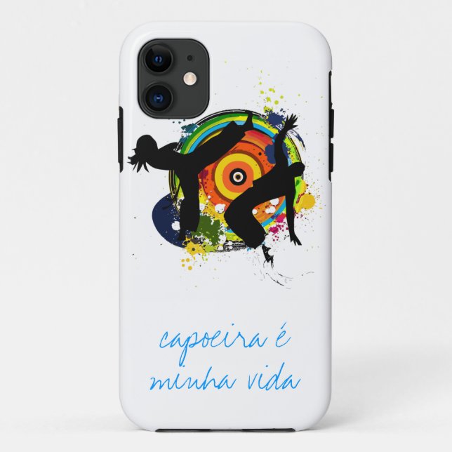 colorful roda capoeira case (Back)